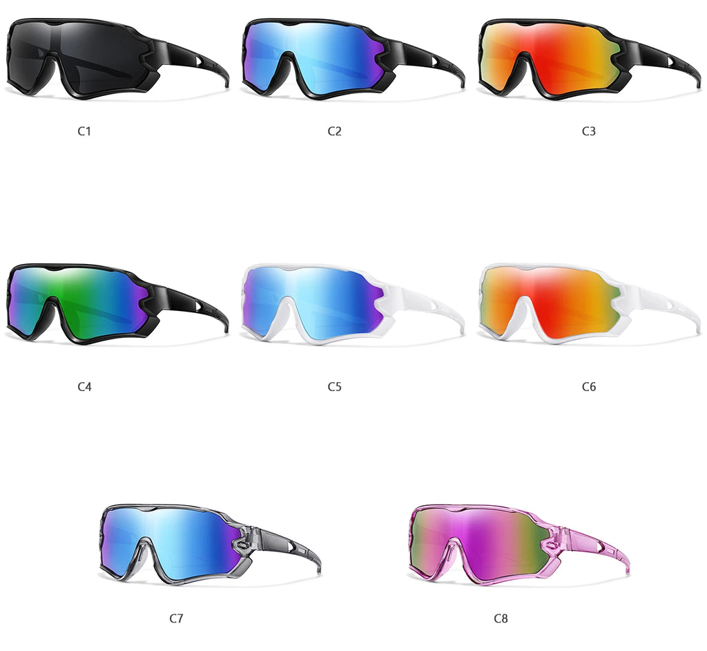 Kids UV400 Cycling Sunglasses — Ages 9–15