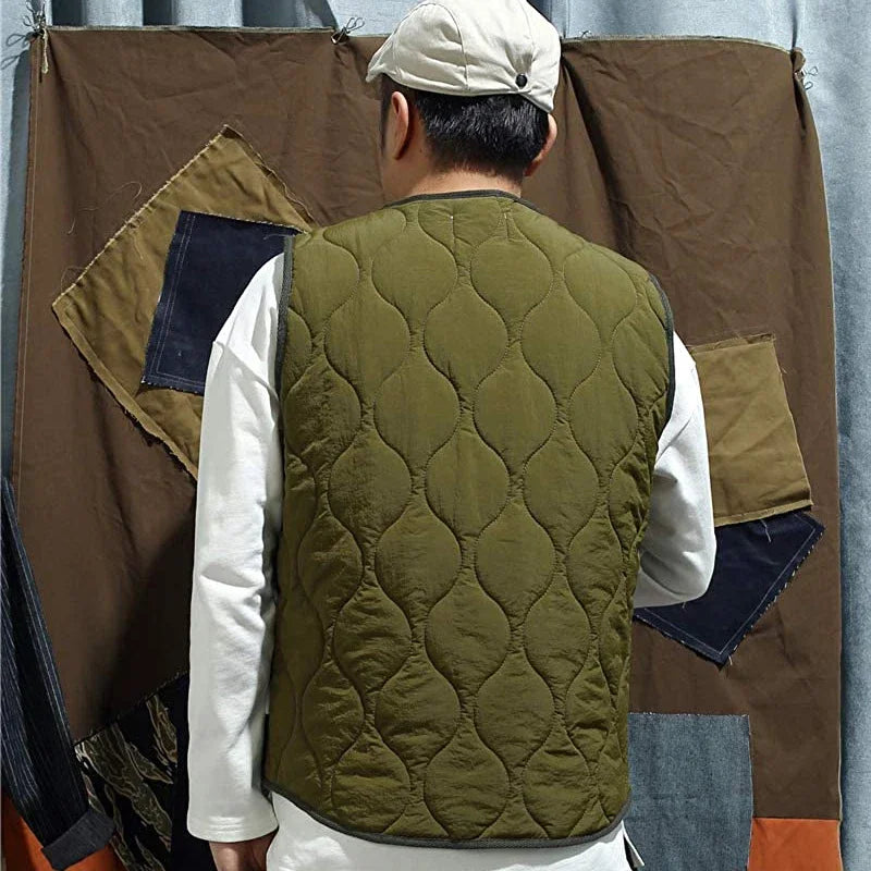 Men's Quilted Padded Work Vest