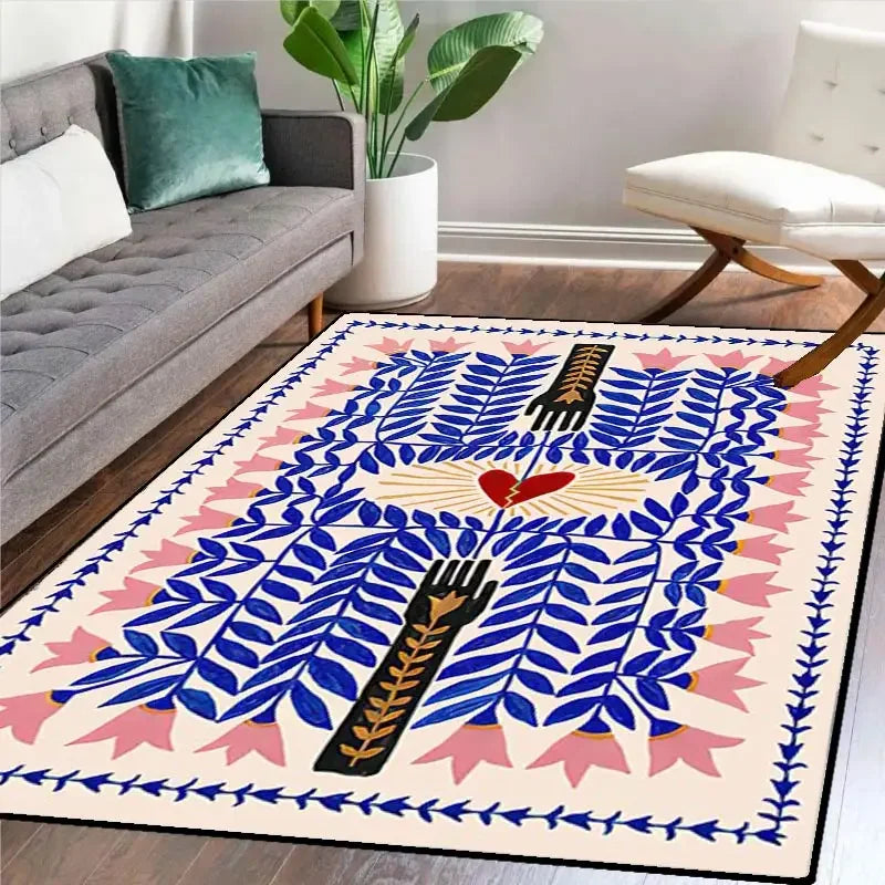 Fashion Plush Area Rug – Large Soft Carpet for Living Room, Bedroom & Cloakroom