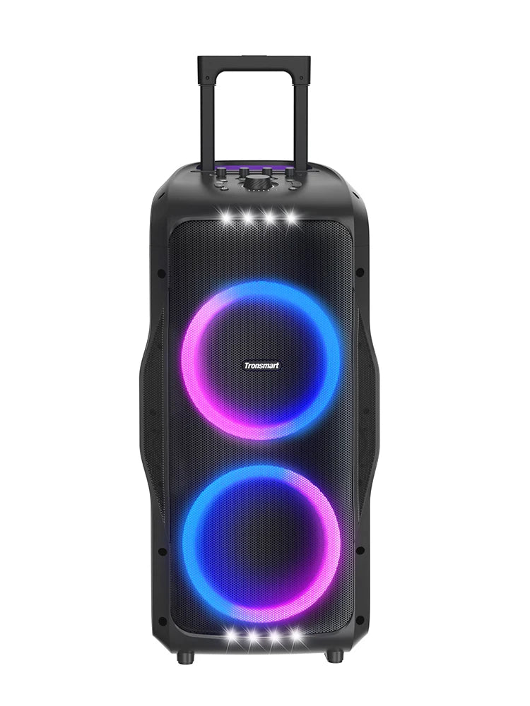 Tronsmart Halo 300 Party Speaker 240W — Bluetooth 5.3, 20H Battery, Mic/Guitar/XLR Input, Light Show