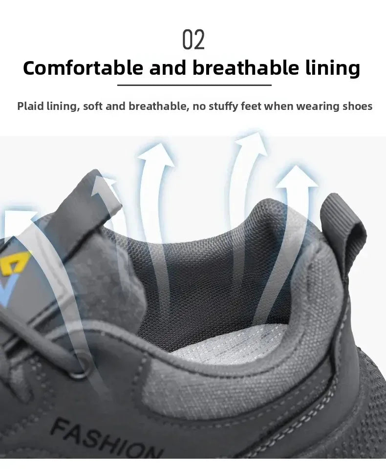 Men's Thick-Sole Anti-Slip Outdoor Platform Sport Shoes