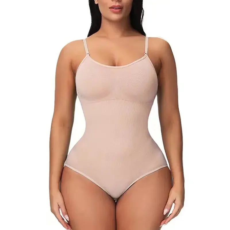 Seamless Tummy Control Butt-Lifting Bodysuit Shaper — Everyday Shapewear for Women