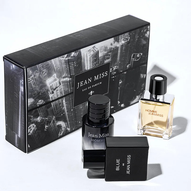 Men's Wild Fragrance Gift Set 3x30ml Eau de Toilette – Long-Lasting Masculine Scent