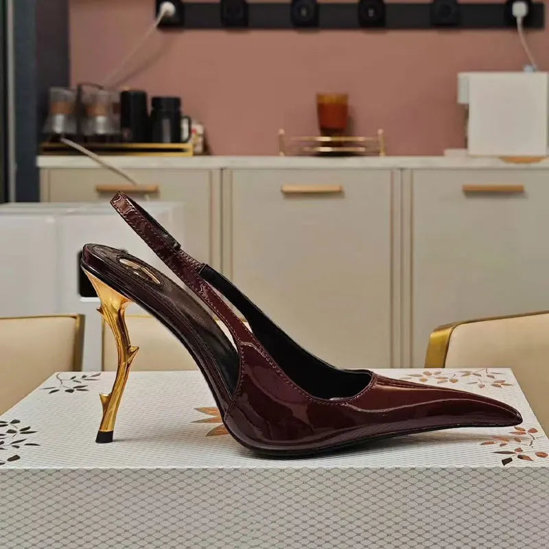 Women's Stiletto Pointed Toe Party Sandals — Sizes 34-48