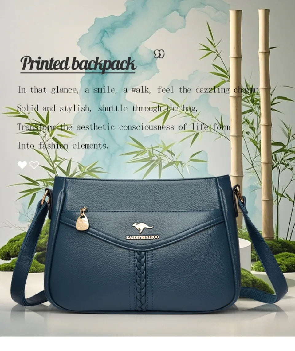 VANDERWAH Luxury PU Flap Shoulder Bag – Letter & Sequin Designer Crossbody Handbag for Women