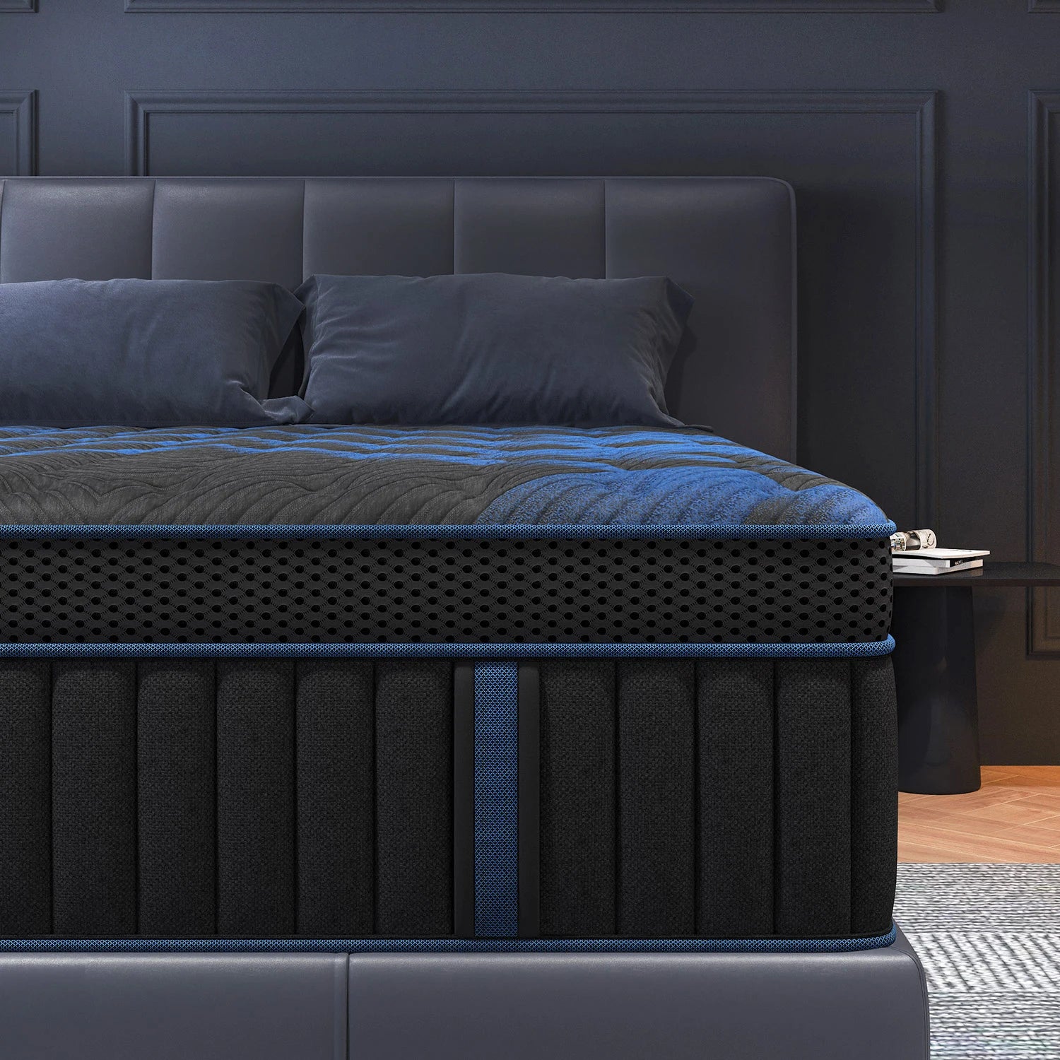 12/14 Inch Hybrid Mattress — Euro Top, Medium Firm, Memory Foam & Pocket Spring for Back & Lumbar Support (Twin to King)