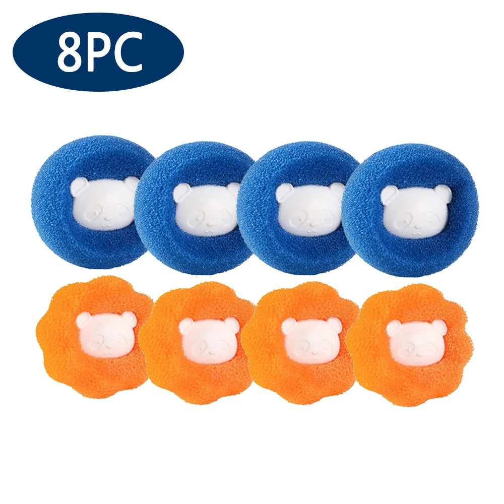 Laundry Balls Pet Hair Remover – Reusable Washing Machine Lint Catcher & Clothes Fluff Cleaner