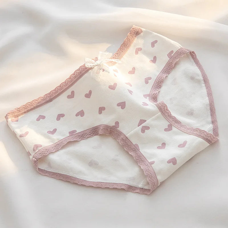 Women's Printed Cotton Stretch Briefs, 5-Pack