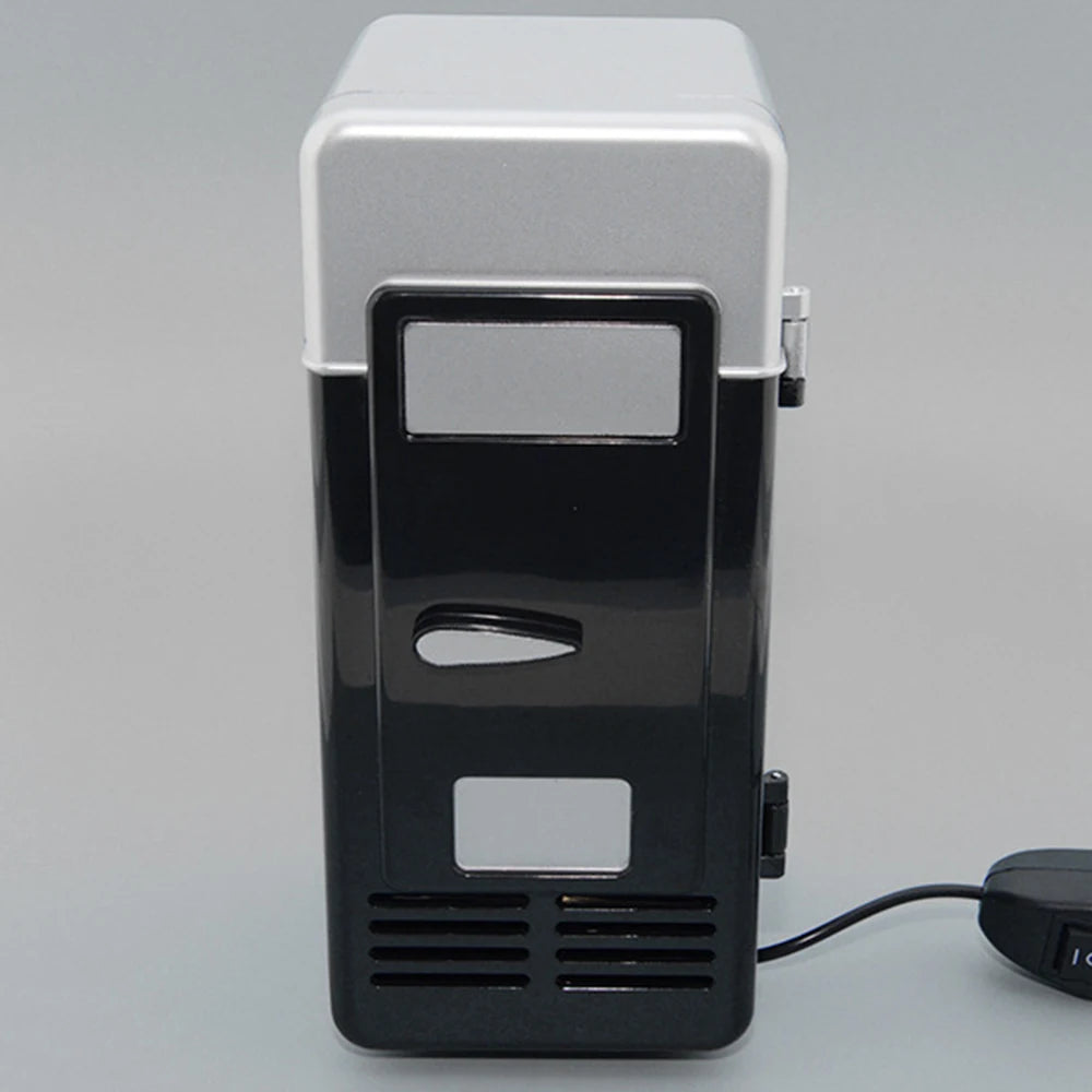 USB Mini Portable Refrigerator – Beverage Cooler & Warmer for Car, Laptop & Office