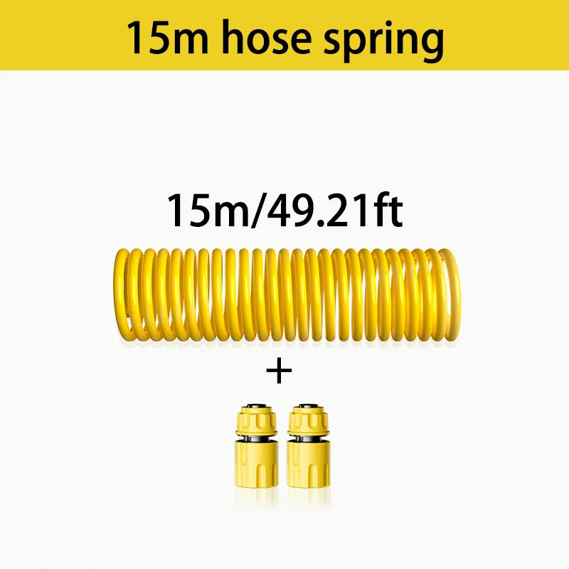 Telescopic Car Wash Gun with High-Pressure Nozzle – Extension Hose Set for Pressure Cleaner, 10m–20m Options