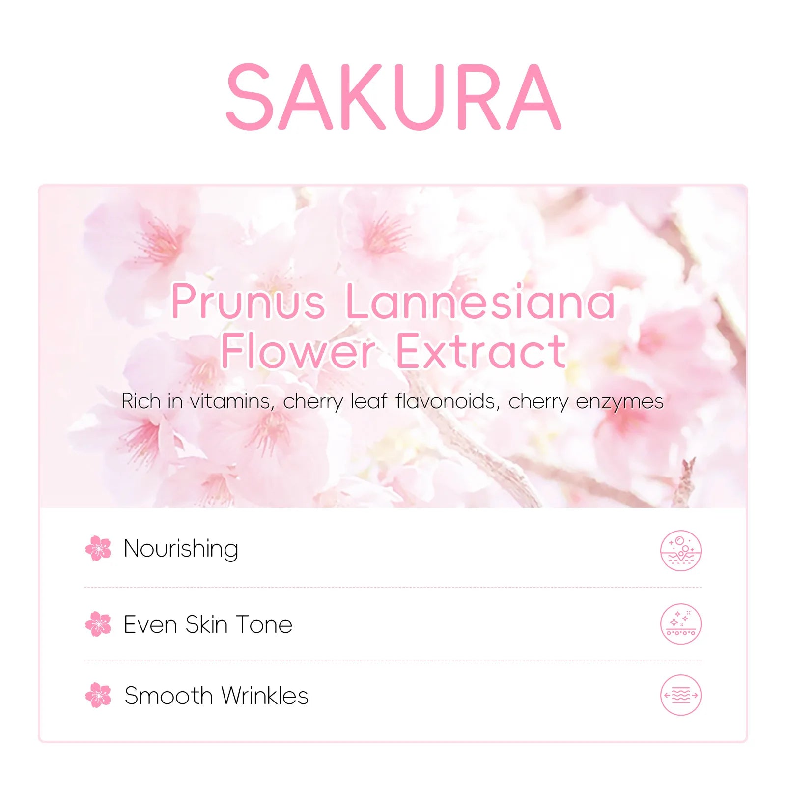 LAIKOU Sakura Clay Deep Cleansing Face Mask — Oil Control & Pore Refining