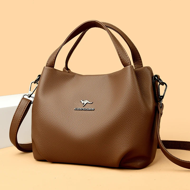 LUYIAIXI Luxury Letter Accent Crossbody Shoulder Tote – High Quality Designer Handbag for Women