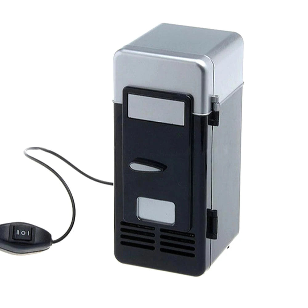 USB Mini Portable Refrigerator – Beverage Cooler & Warmer for Car, Laptop & Office