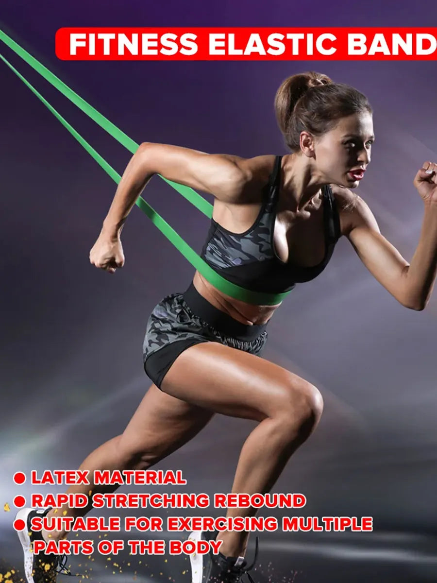 Resistance Bands Set — Pull Up Assistance for Home Fitness, Stretching & Strength Training