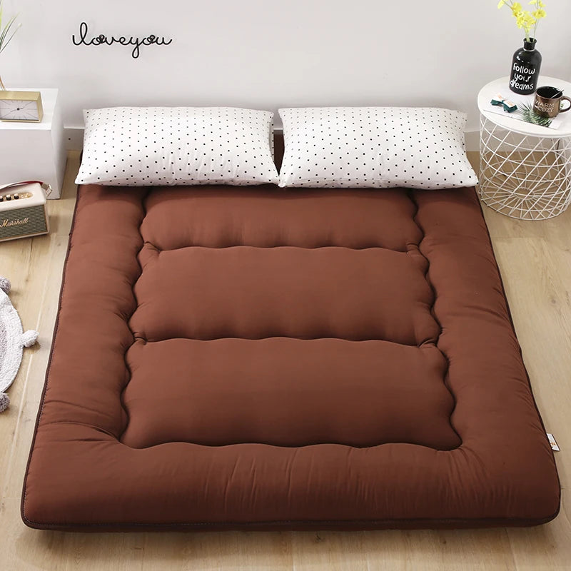 Japanese Thickened Tatami Floor Mattress – Foldable Lazy Bedroom Sleeping Pad, Multiple Sizes