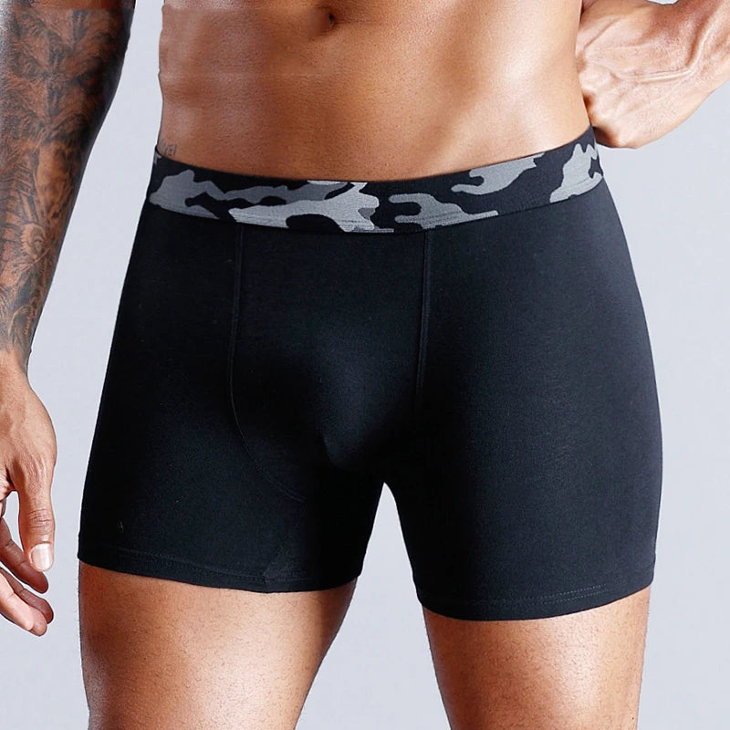 Men's Cotton Stretch Boxer Shorts