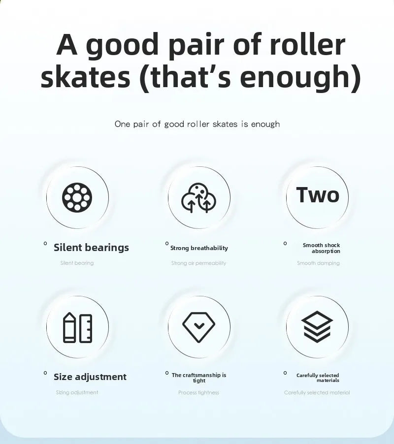 Children's Colorful 4-Wheel Flashing Roller Skates – Beginner Skates for Boys & Girls Ages 2-12