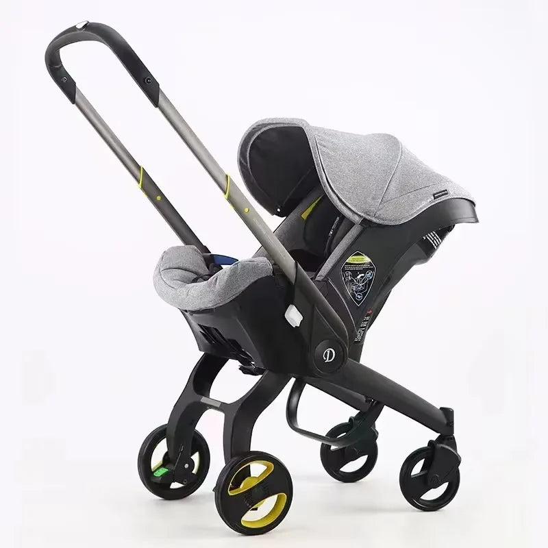 Compact Baby Stroller — Lightweight Reversible Travel Pram for Newborns & Toddlers