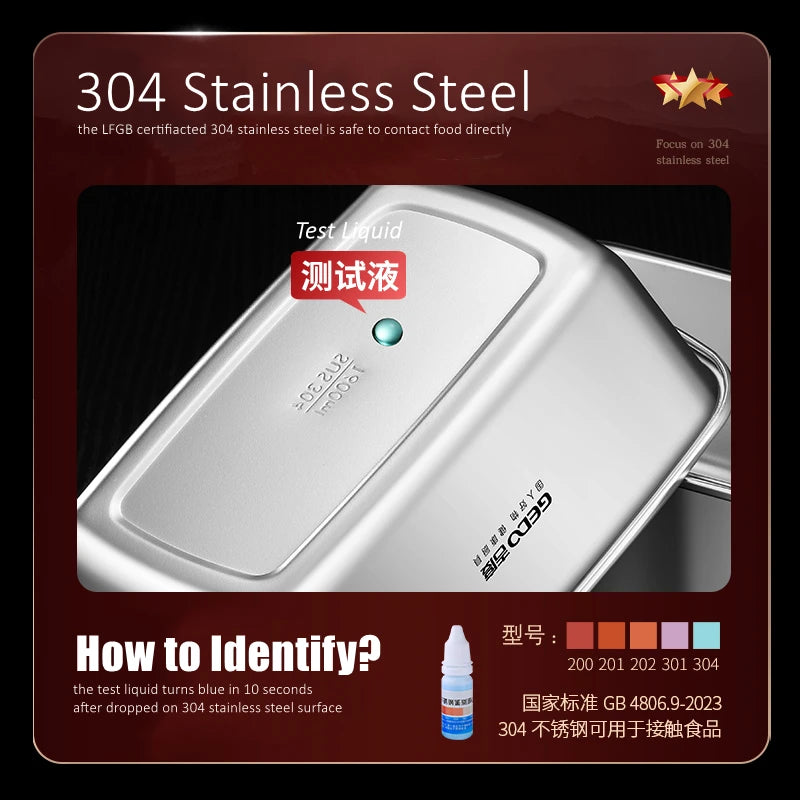 Stainless Steel Food Storage Container – Silicone Seal