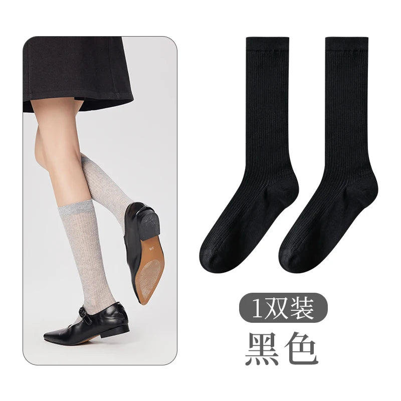 Women's Mesh Calf Socks – Lightweight Ballet Style