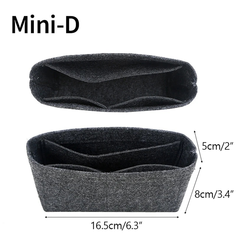 Bag Organizer Insert for Longchamp Small Tote – Inner Liner Handbag Organizer, Mini Size