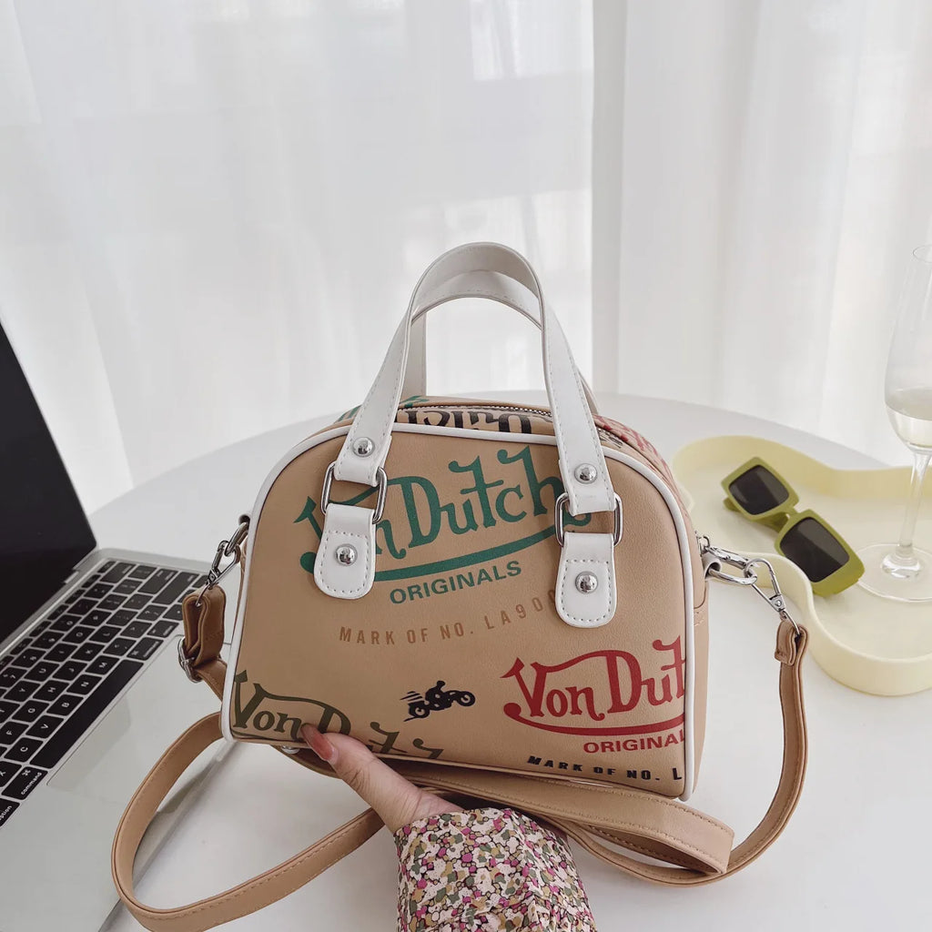 Large Capacity Retro Crossbody Bag – Versatile Women's Shoulder Bag & Handbag