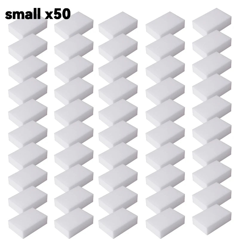Erase Any Stain with Just Water — Melamine Magic Sponge Eraser | 5–50pcs, No Chemicals, Kitchen & Bathroom Cleaning