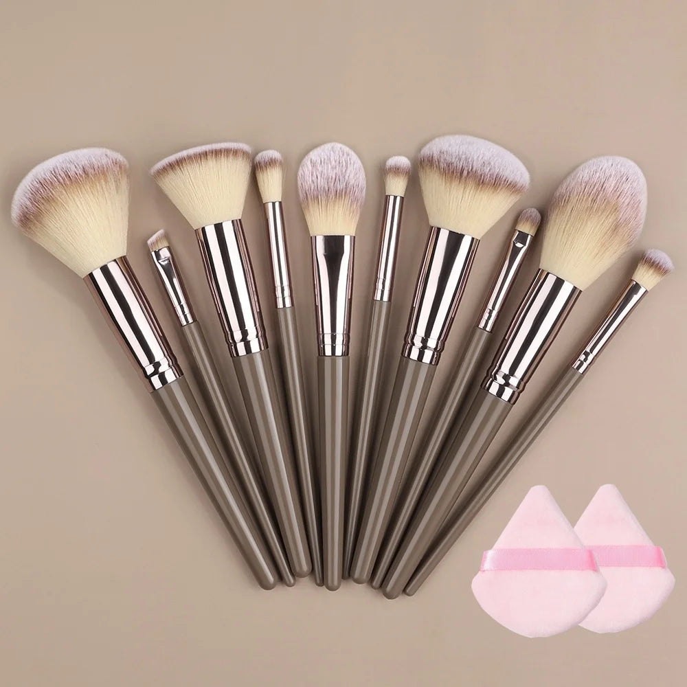 Super Soft Detail Makeup Brush Set — Blush, Highlighter, Foundation & Eyeshadow