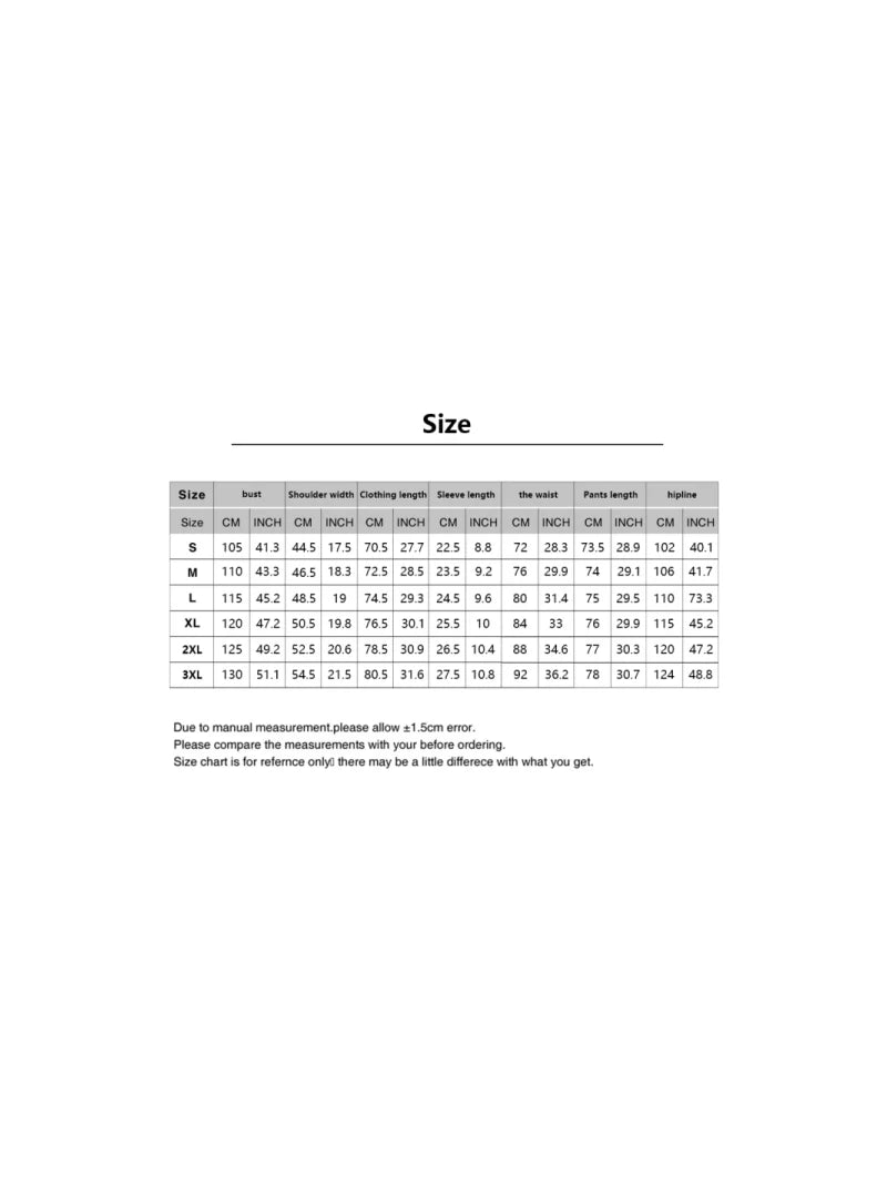 Men's Hip Hop Round Neck Short Sleeve T-Shirt & Drawstring Pants 2-Piece Set