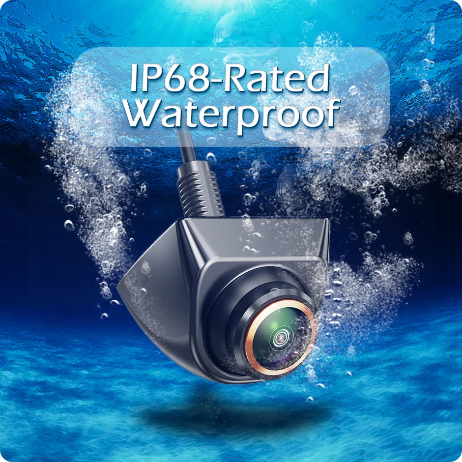 AHD 1080P Car Backup Camera – 170° Fisheye Lens, Night Vision, Waterproof | White, Black & Silver