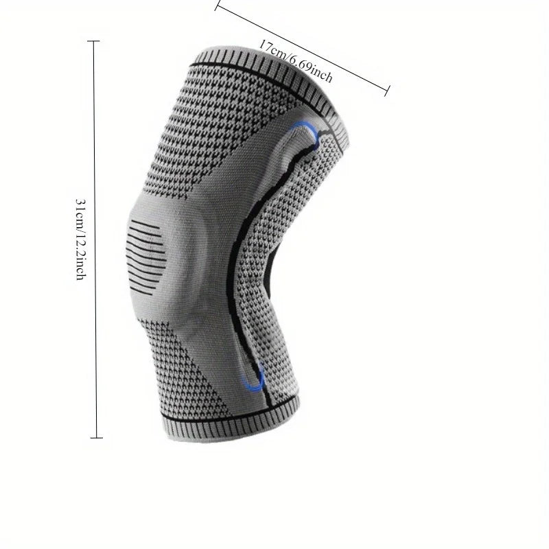 Non-Slip Knee Support Brace — Elastic Compression Sleeve for Arthritis, Sports & Joint Pain