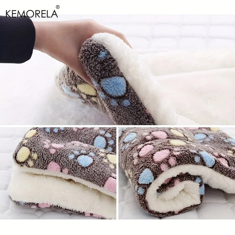 KEMORELA Thick Soft Pet Mat – All-Season Dog & Cat Bed Mat for Small to Medium Pets