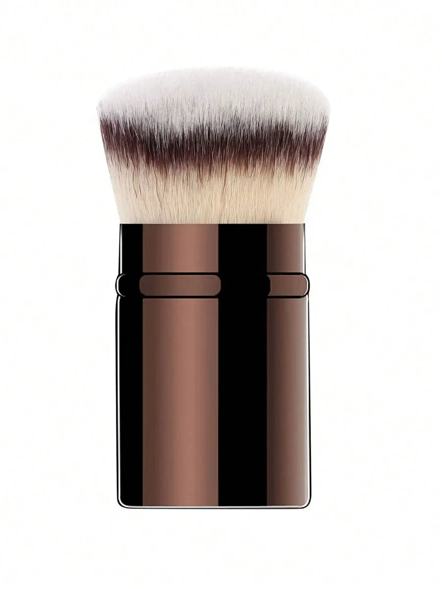Retractable Professional Face Makeup Brush — Ultra-Soft Blush & Powder