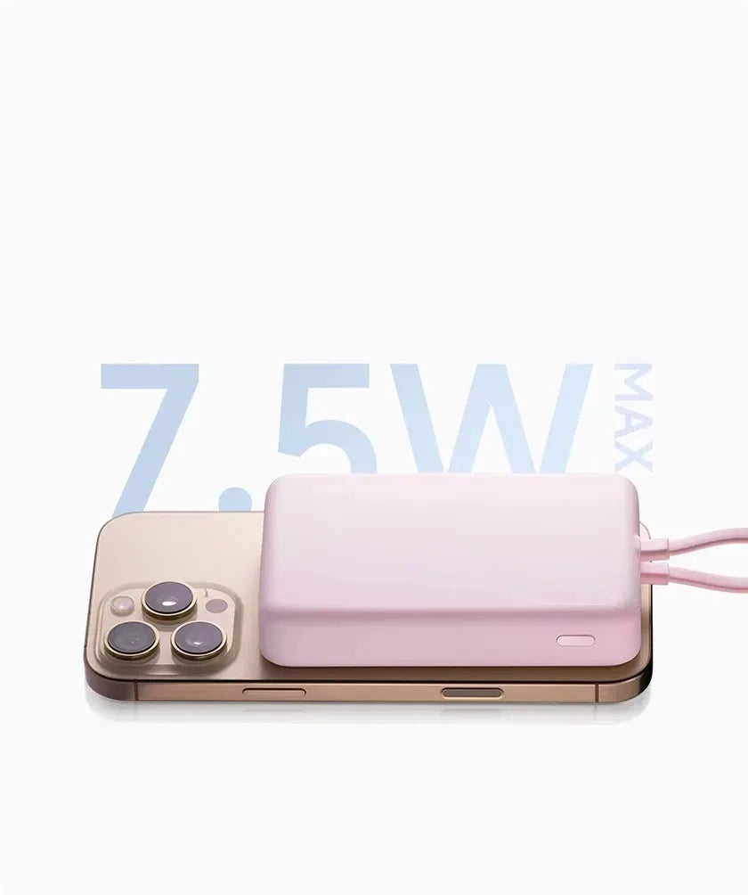 Xiaomi 10000mAh Magnetic Power Bank 33W – Built-in USB-C Cable, Wireless Charging for iPhone & Android