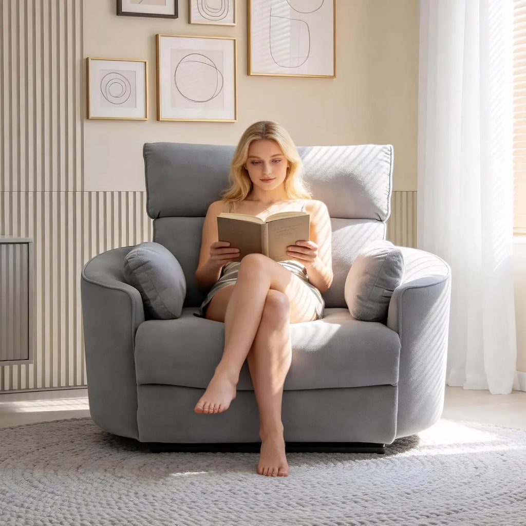 52-Inch Oversized Power Recliner with USB-C Charging