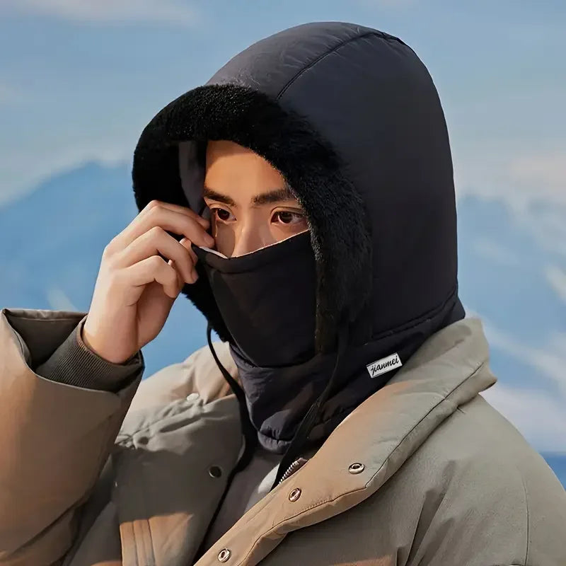 Winter Trapper Hat with Fleece Lining and Ear Flaps