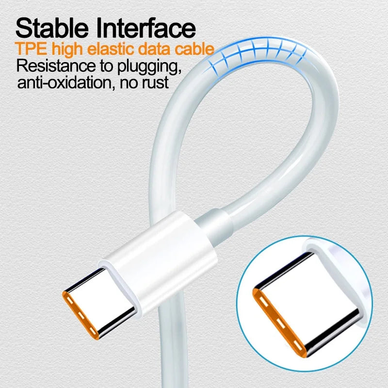 Xiaomi 6A USB-C Cable — Fast Charging & High-Speed Data Transfer