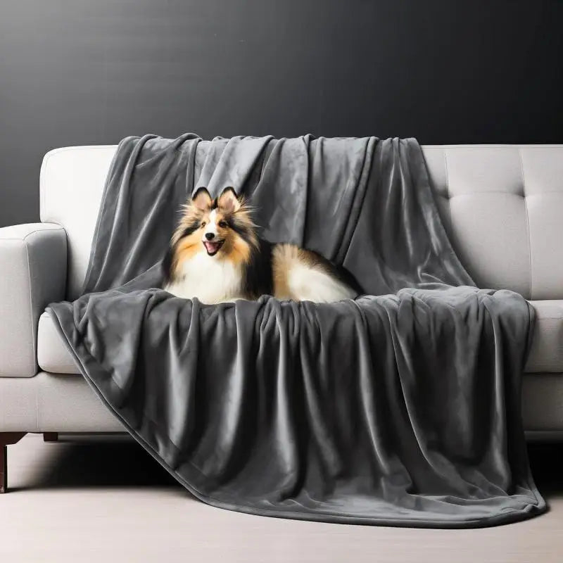 Waterproof Throw Blanket – Reversible Bed & Sofa Cover