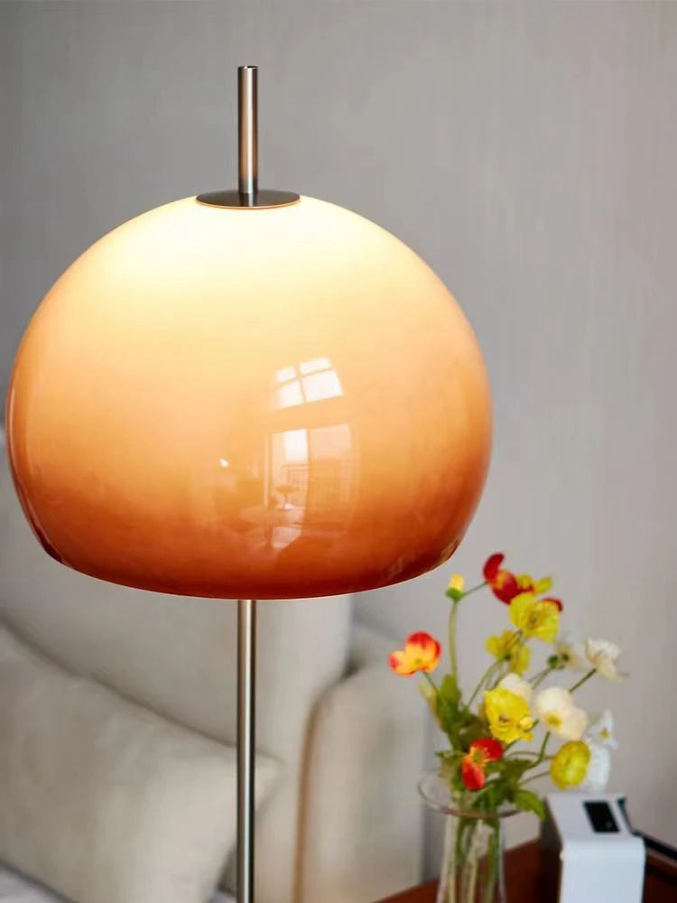 Orange Mushroom Lamp – Floor & Table Options