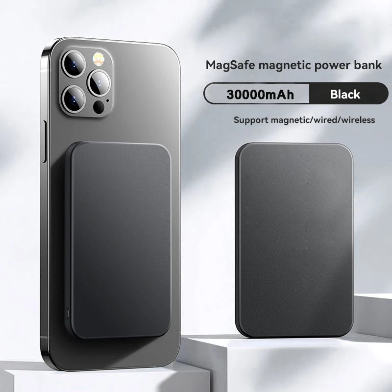 Lenovo 22.5W Magnetic Wireless Power Bank – MagSafe Compatible Portable Charger for iPhone
