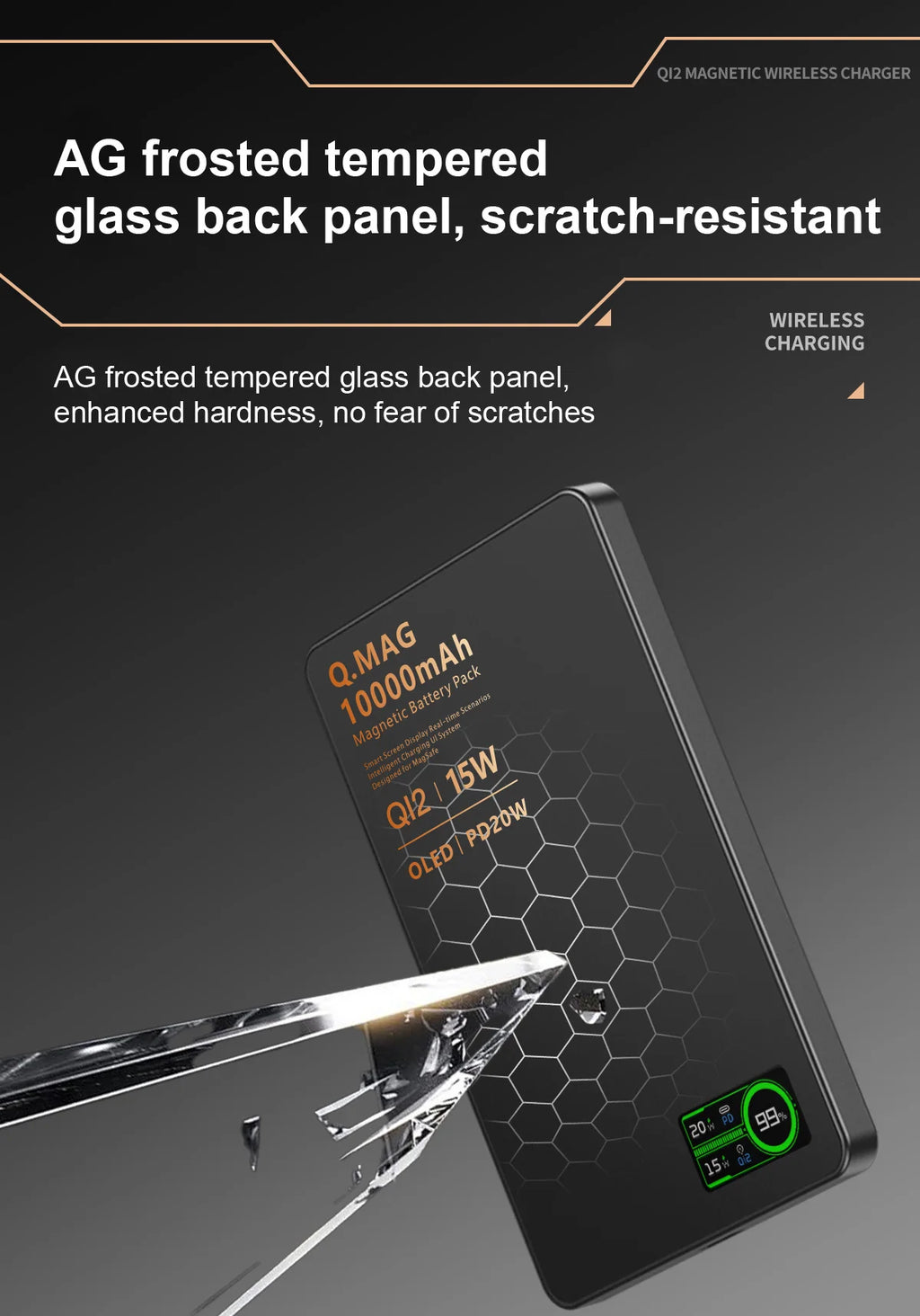 Qi2 Magnetic Power Bank — 15W MagSafe Fast Wireless Charging for iPhone