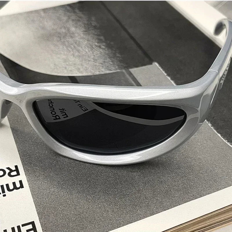 Y2K Sport Cycling Sunglasses | Luxury UV400 Fashion Eyewear Goggles for Men & Women