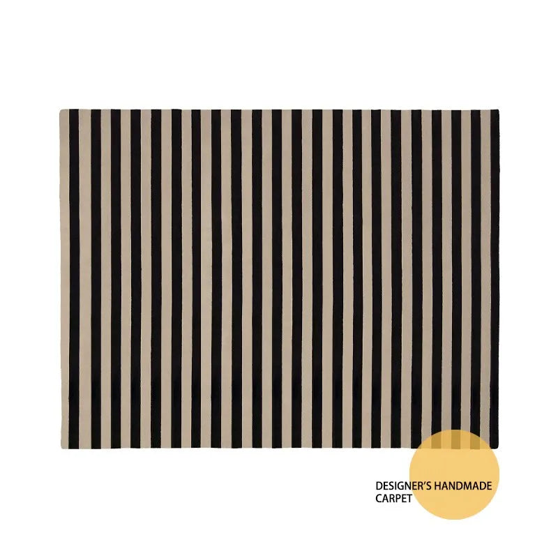 French Retro Checkerboard Plush Rug – Large Area Plaid Carpet for Bedroom & Living Room, 20 Styles & 10 Sizes