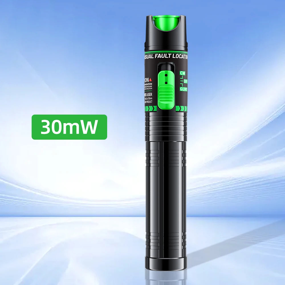 Rechargeable Green VFL Fiber Optic Tester – 15mW to 100mW Visual Fault Locator Pen