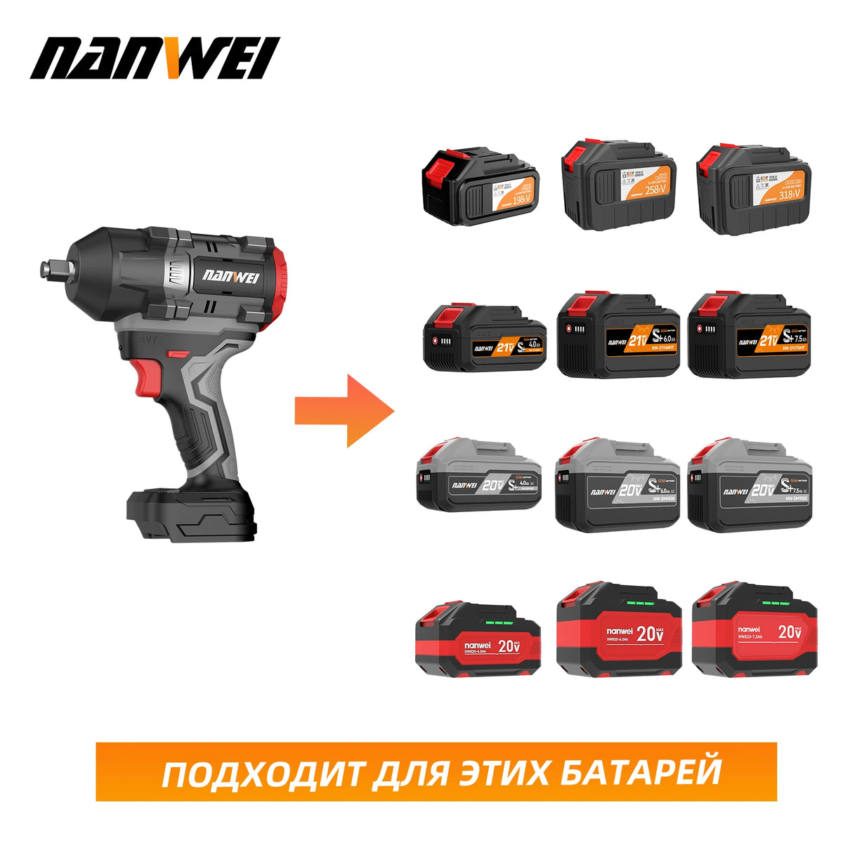 20V Brushless Cordless Impact Wrench