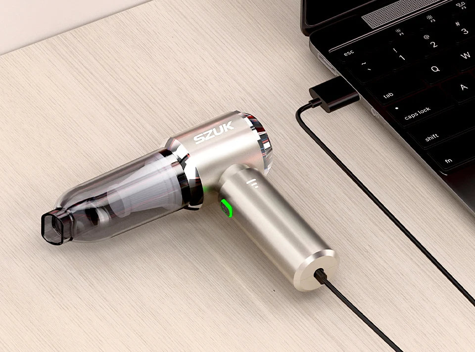 SZUK C012MAX Cordless Car Vacuum Cleaner – Strong Suction Wireless Handheld & Air Blower