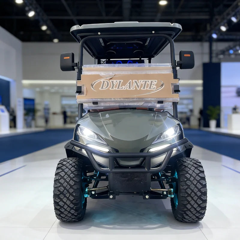 2026 Latest Solar Panel Charging Customized Off-Road 60V 4KW/5KW Outdoor Hunting Car Legal Electric Golf Cart