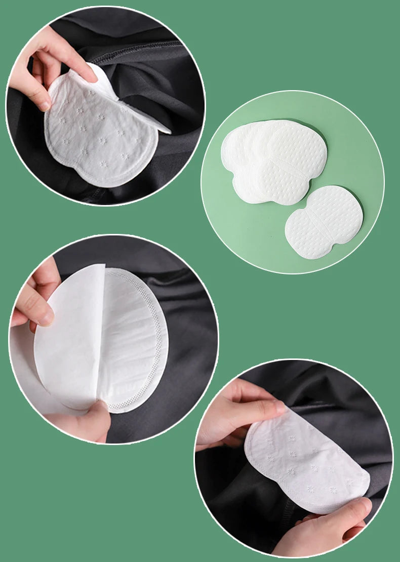 Underarm Sweat Pads for Women & Men – Disposable Hyperhidrosis Protection