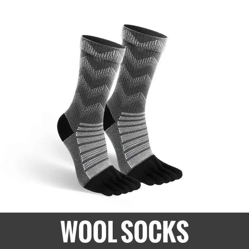 Thermal Five-Toe Socks for Hiking & Winter Sports