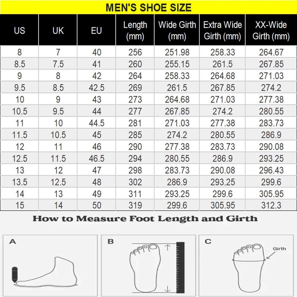 Men's Extra Wide Diabetic Slip-On Shoes – Orthopedic Casual Footwear for Elderly Foot Pain Relief, Neuropathy & Swollen Feet